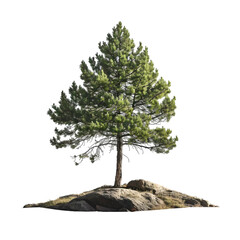 Wall Mural - pine tree on isolated background