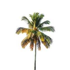 Wall Mural - palm tree on isolated background