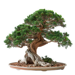 Wall Mural - yew tree on isolated background