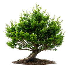 Wall Mural - yew tree on isolated background