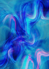 Blue blur abstract background. Blue wave design
