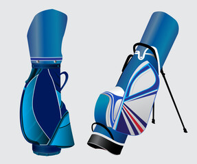 Sticker - golf bag