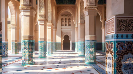 Wall Mural - interior of a mosque country