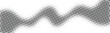 © Avni Design - Calming rhythms halftone background dynamic wave vector design in black color. Horizontal halftone banner, dotted header design template