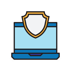 Sticker - Internet security Illustration