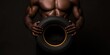 Straining muscles glisten as a sportsman hoists tires, utilizing them for intense workout sessions.