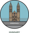 Nyiregyhaza. Cities and towns in Hungary