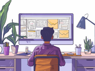  A user interface designer uses prototyping tools to create interactive mockups of a website allowing stakeholders to provide feedback before development begins. 