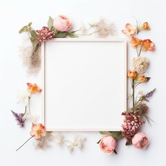 Sticker - Frame Mockup, framework for photo or congratulation