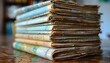 Global Economic Insight, Close-Up of Financial Newspapers Stacked High