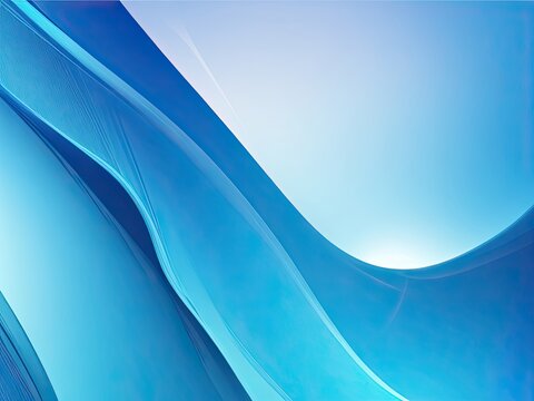 dynamic overlay layers over an abstract gradient blue background