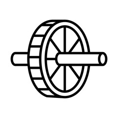 Poster - Wheel Icon line icon