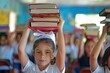 JMF School Students Carrying Books on Heads