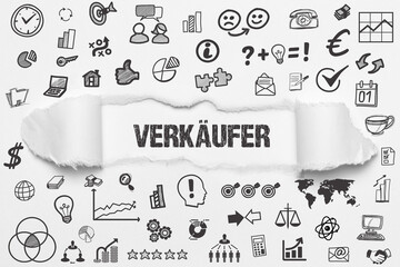 Wall Mural - Verkäufer	