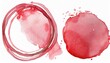 wine stain red watercolor glass mark ring circle isolated drink background drop white alcohol red stain stamp spot paper wine splash cup texture splatter spill water round art winery blot trace