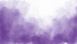 watercolor background in purple and white painting with cloudy distressed texture grunge border soft fog or hazy lighting and pastel colors