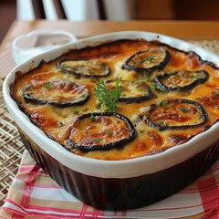 Wall Mural - Moussaka with eggplants