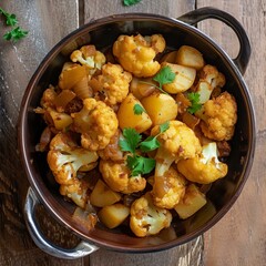 Poster - Aloo gobi potatoes with cauliflower