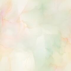 Poster - Soft, pastel hues swirl across a pristine white background, creating a tranquil and dreamy atmosphere