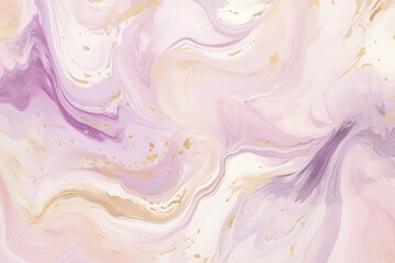 Poster - A luxurious pink and gold marble background adorned with shimmering gold flecks, exuding elegance and sophistication