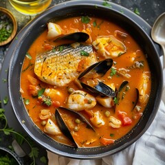 Sticker - Bouillabaisse fish soup