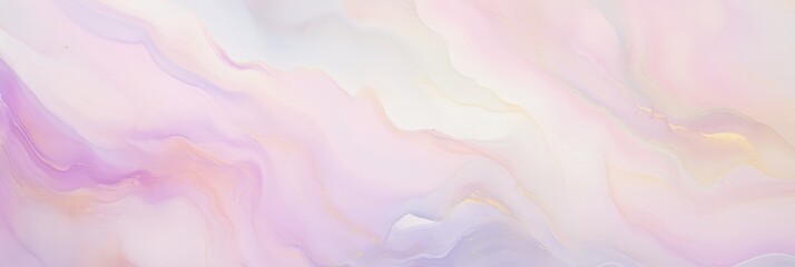 Sticker - A mesmerizing abstract painting featuring delicate swirls and layers of pastel colors blending together harmoniously, evoking a sense of tranquility and serenity