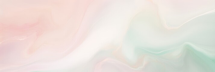 Aufkleber - Swirling hues of pink and green blend together in a dreamy, blurred dance of colors, creating a mesmerizing and artistic background