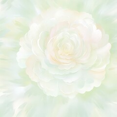 Poster - A close up of a delicate white and yellow flower, showcasing its intricate petals and vibrant colors in stunning detail
