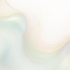 Aufkleber - White and pink wavy lines intertwine gracefully, creating a serene and ethereal background