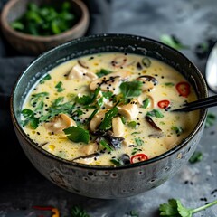 Sticker - Tom Kha Gai Coconut Soup