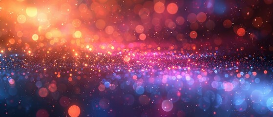 Aufkleber - Multicolored Holographic Background Photo Overlay, Screen Mode for Vintage Retro Looking, Rainbow Leaks Prism Colors, Trend Design Defocused Effect, Blurred Glow Vintage Look