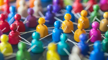Poster - People. Human resources. Global network. Diversity.