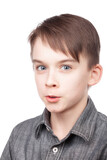 Fototapeta Big Ben - Surprised Young Boy