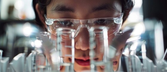 Aufkleber - Medical and healthcare doctor working with medical assistants, nurses, and researchers in research and development to solve people's health problems.