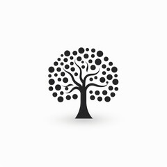 Poster - Generative AI flat tree icon