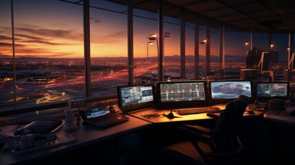 Poster - Generative AI Quiet Airport Control Towe