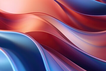 Poster - Vibrant red and blue background perfect for design projects