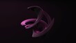 moderne geschmeidige violette lila abstrakte Figur, Design, Hintergrund, Geometrie, Wirbel, Kurven
