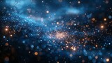 Fototapeta Kosmos - Blurry Image of a Star Cluster
