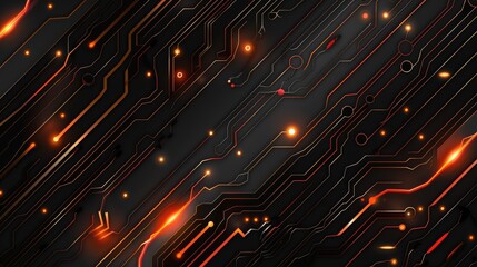 Abstract futuristic circuit board background. High computer, technology processor banner, AI