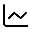 © Simple Glyphs - Dashboard chart icon in outline style. Simple analytic symbol vector illustration — pixel-perfect icon