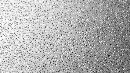 Poster - Abstract backgrounds with water bubbles. Transparent glass background with water drops