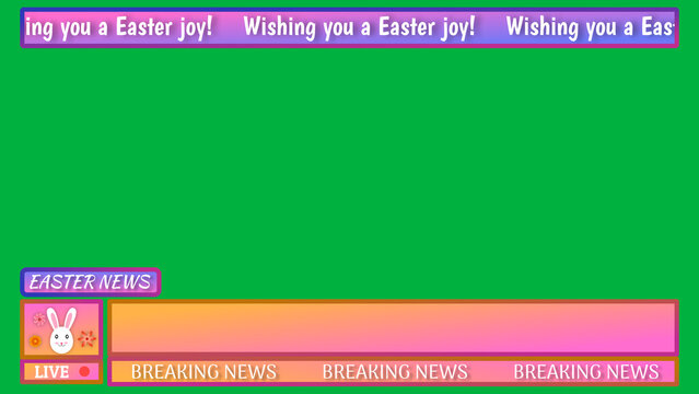 wishing you easter joy greetings in news style in purple colour texture. unique way of wishing easter holiday.