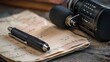 Journalist's recorder and notepad