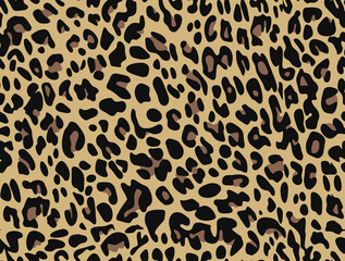 
leopard pattern cat texture seamless stylish print on clothes, paper, fabric