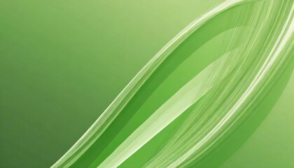 Wall Mural - green smooth graphic abstract lines background banner