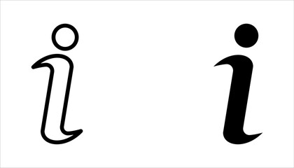 Fototapete - information sign icon set, information sign icon set in trendy flat style, vector illustration on white backgrond