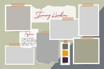 Stunning lifestyle mood board