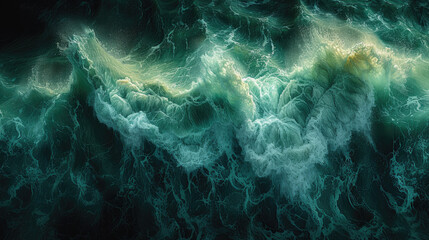 Abstract background. Waves of water of the river and the sea meet each other during high tide and low tide.