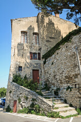 Sticker - Tenement house in Bonnieux town, Provence region in France